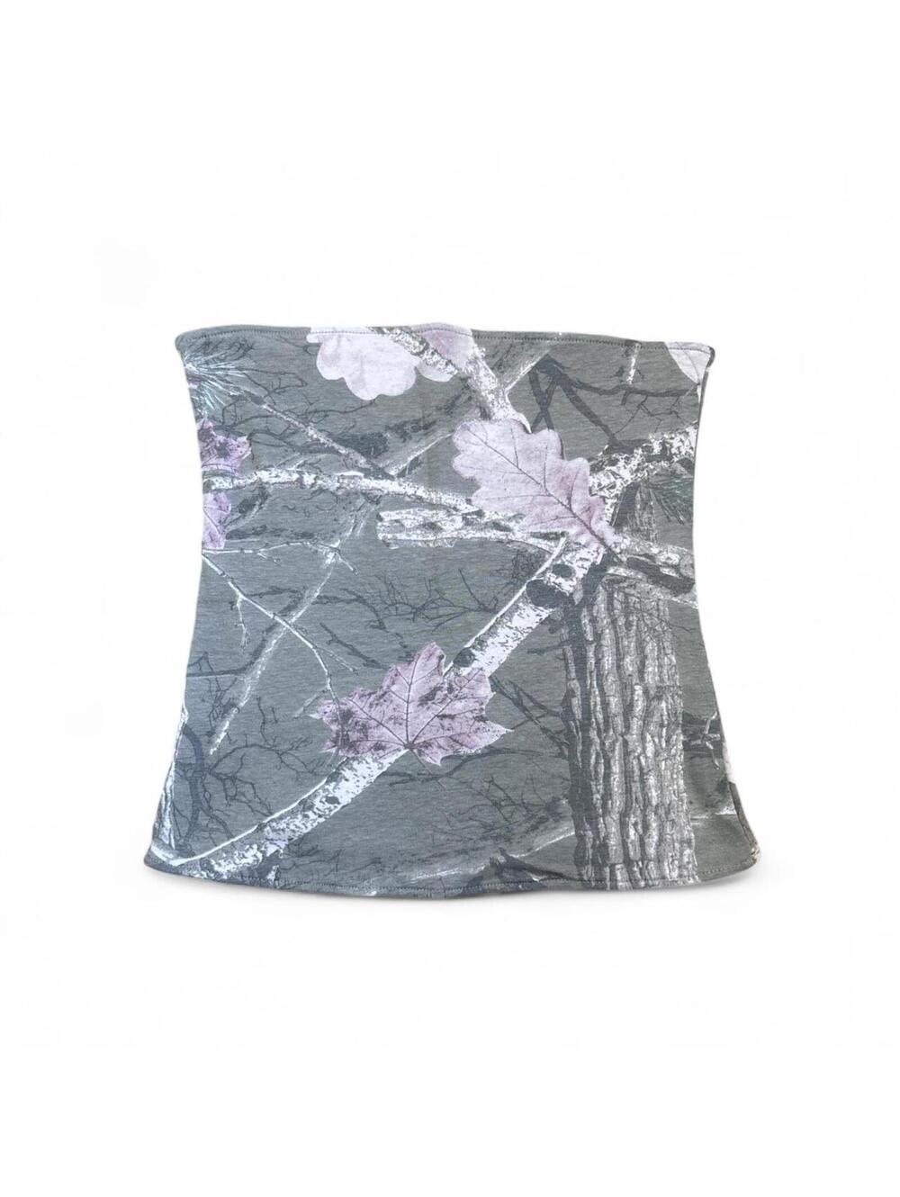 Hollister NWT Taylor Reversible Camo & Pink Tube Top Size Small